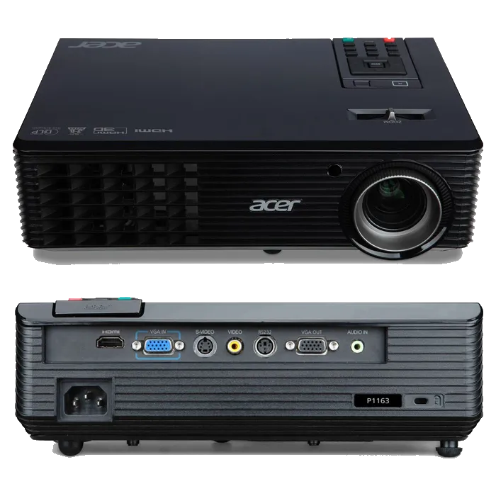 Юстировка Acer P1163