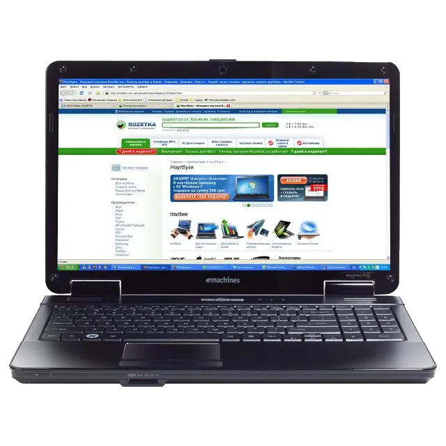 Замена клавиатуры Acer eMachines E527